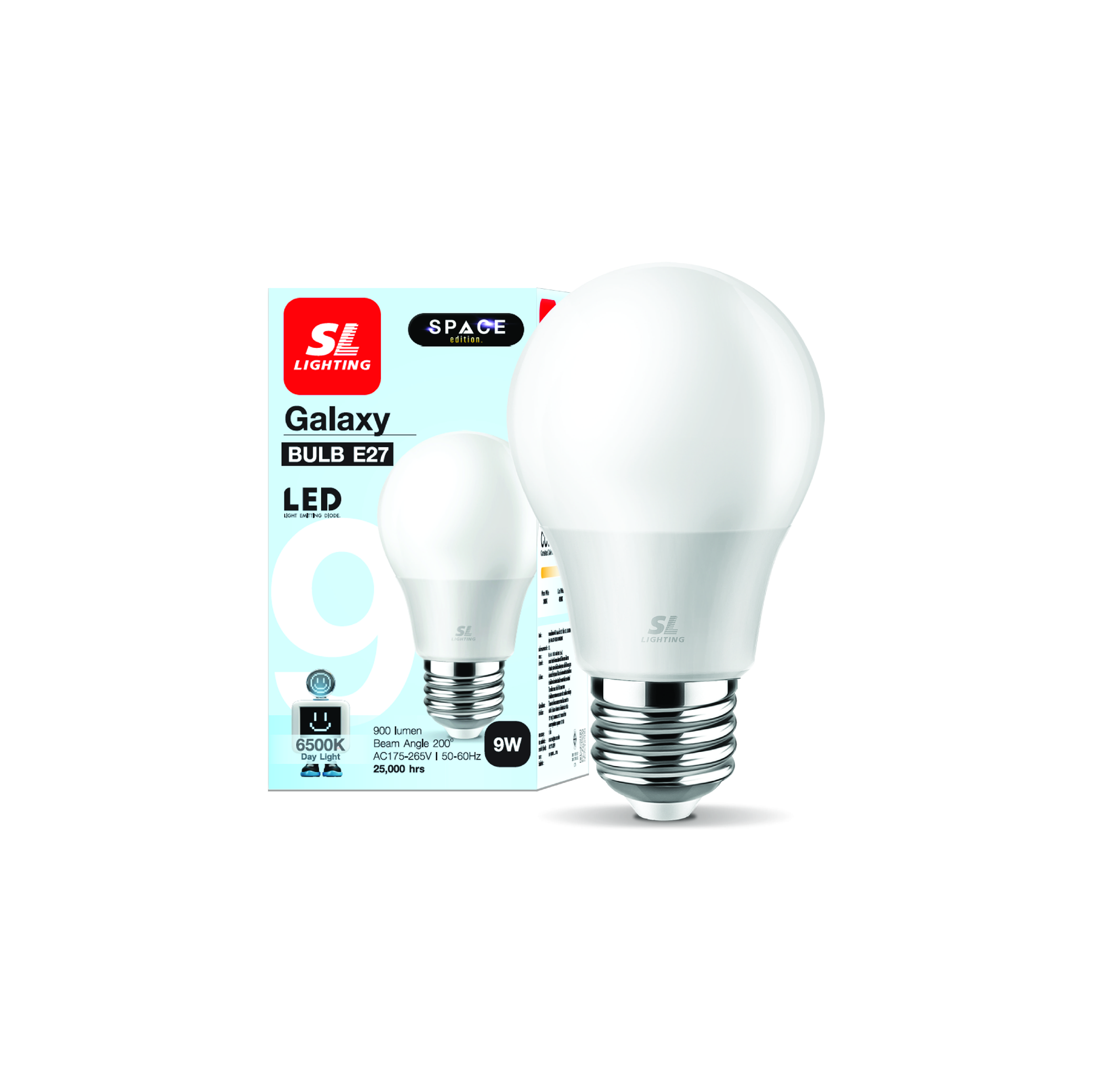 หลอด LED BULB SL LIGHTING 9 วัตต์ DAY LIGHT E27_9