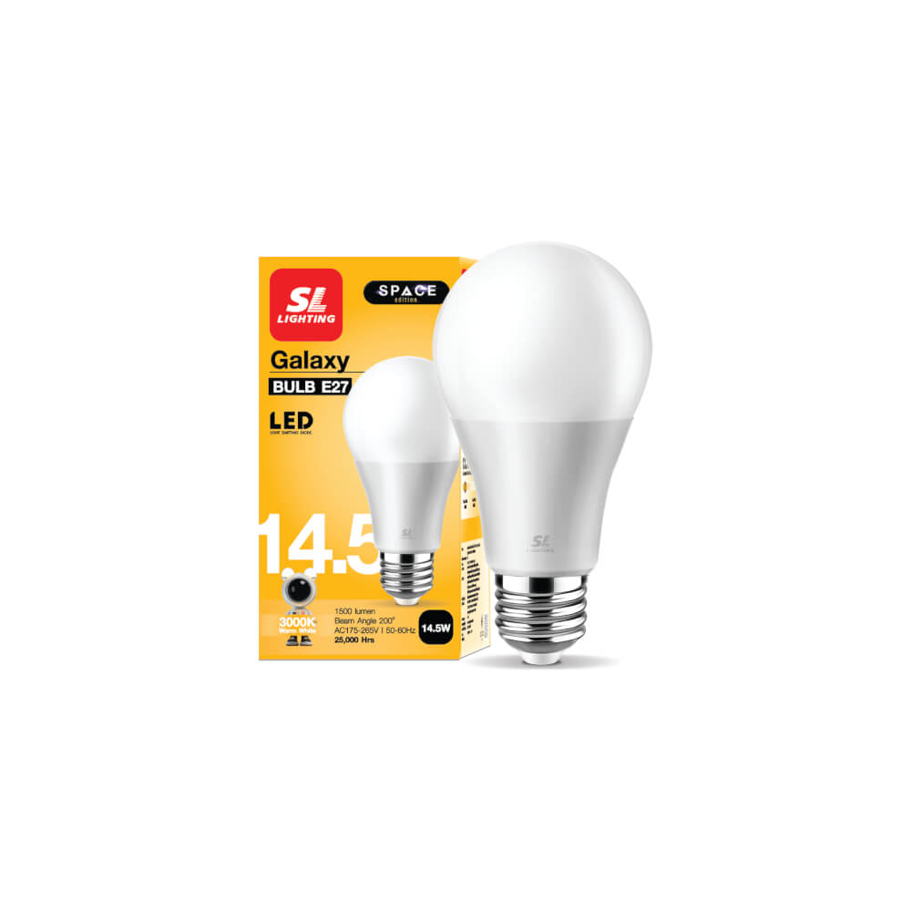 หลอด LED BULB SL LIGHTING 14.5 วัตต์ WARM WHITE E27_8