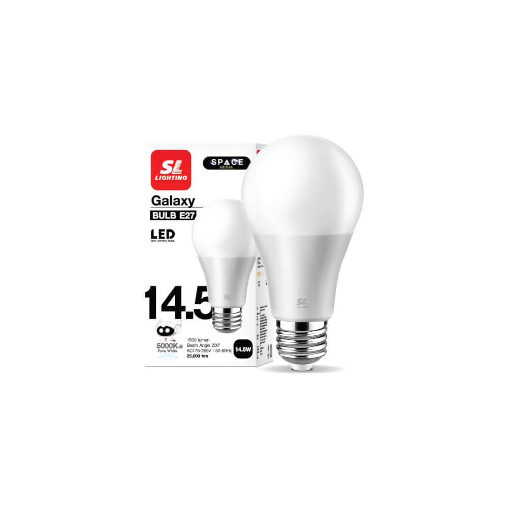 หลอด LED BULB SL LIGHTING 14.5 วัตต์ PURE WHITE E27_8