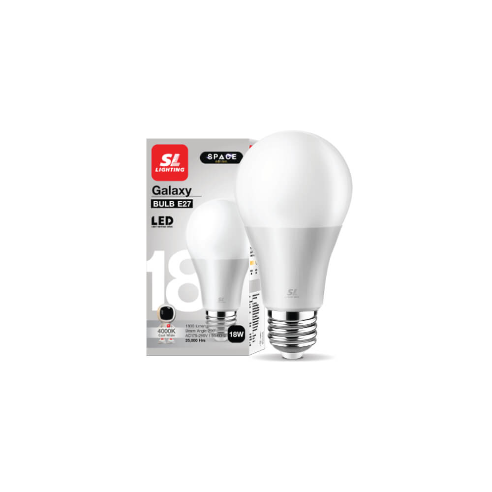 หลอด LED BULB SL LIGHTING 18 วัตต์ COOL WHITE E27_8