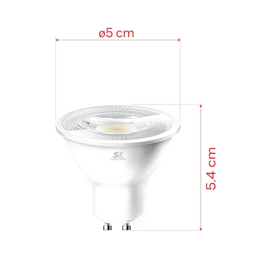 หลอด LED SL LIGHTING MR16 220V 7 วัตต์ COOL WHITE GU10