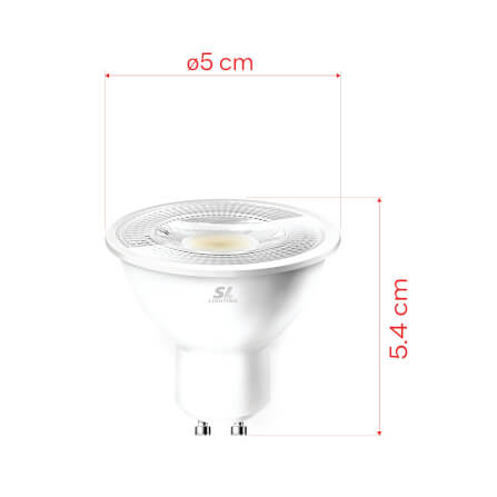 หลอด LED SL LIGHTING MR16 220V 7 วัตต์ COOL WHITE GU10_4
