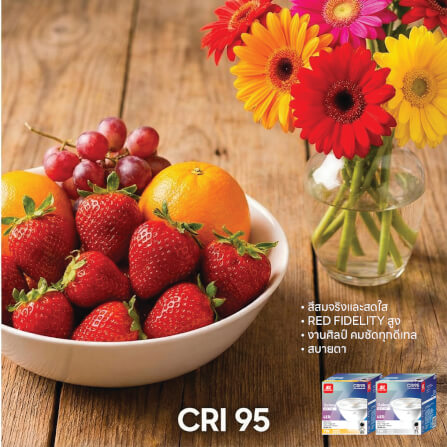 หลอด LED SL LIGHTING MR16 220V 7 วัตต์ COOL WHITE RA95 GU10_6