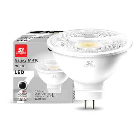 หลอด LED SL LIGHTING MR16 220V 7 วัตต์ COOL WHITE GU5.3_1