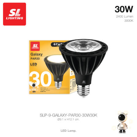 หลอด LED SL LIGHTING PAR30 36D 30 วัตต์ WARM WHITE E27_1