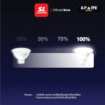 หลอด LED SL LIGHTING MR16 DIM 36D 7 วัตต์ COOL WHITE GU5.3_2