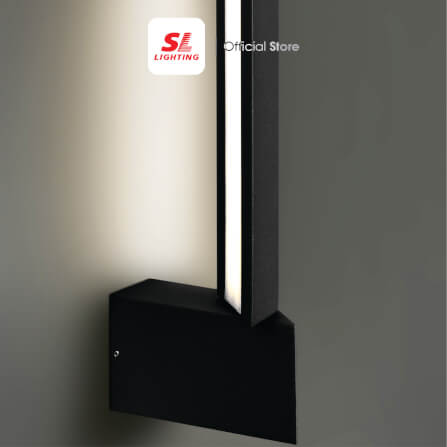 ไฟผนังภายนอก LED SL LIGHTING GANTT 36 วัตต์ WARM WHITE สีดำ_2