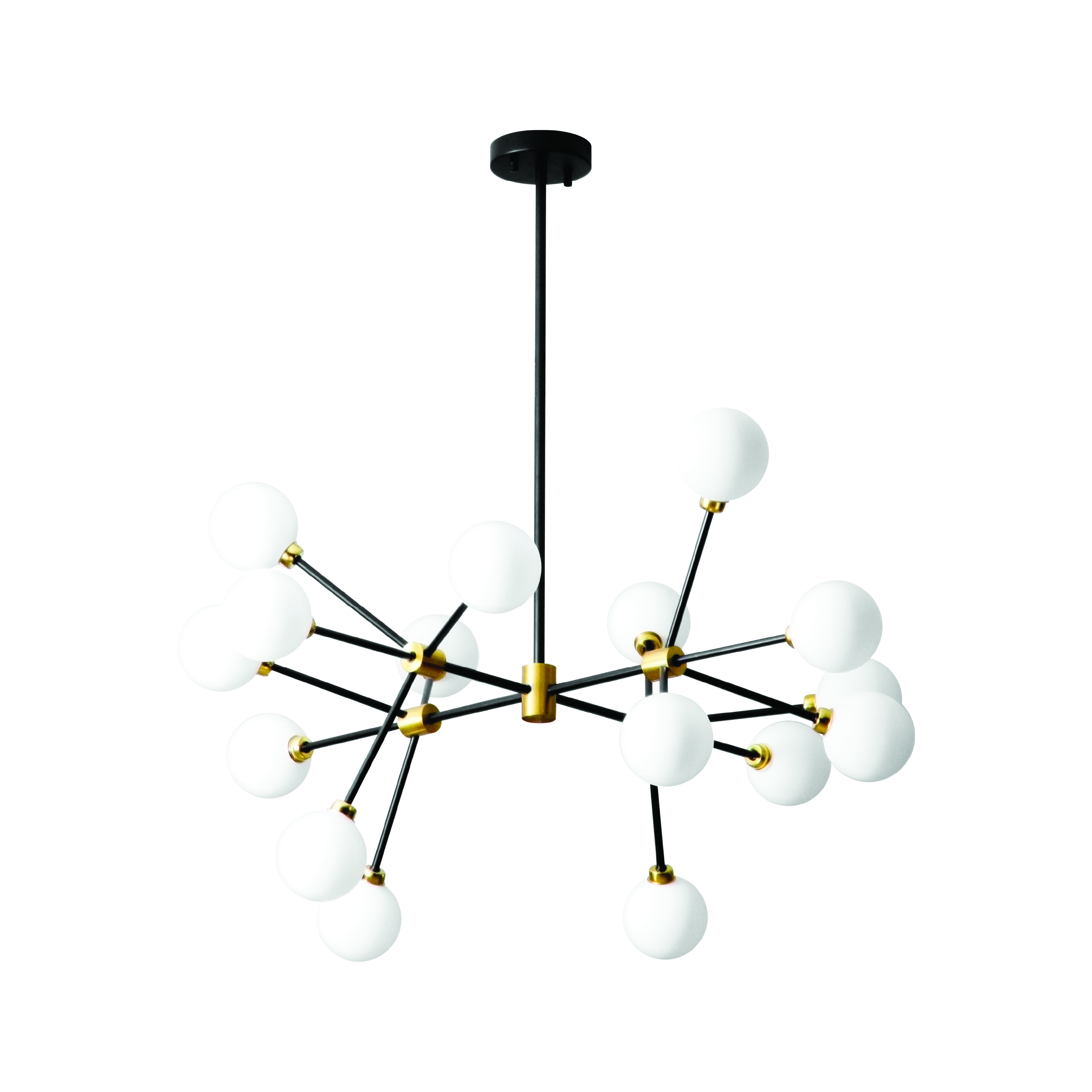 ไฟช่อ SL LIGHTING GLAM-9128 G9 16 หัว ดำ/ทอง
