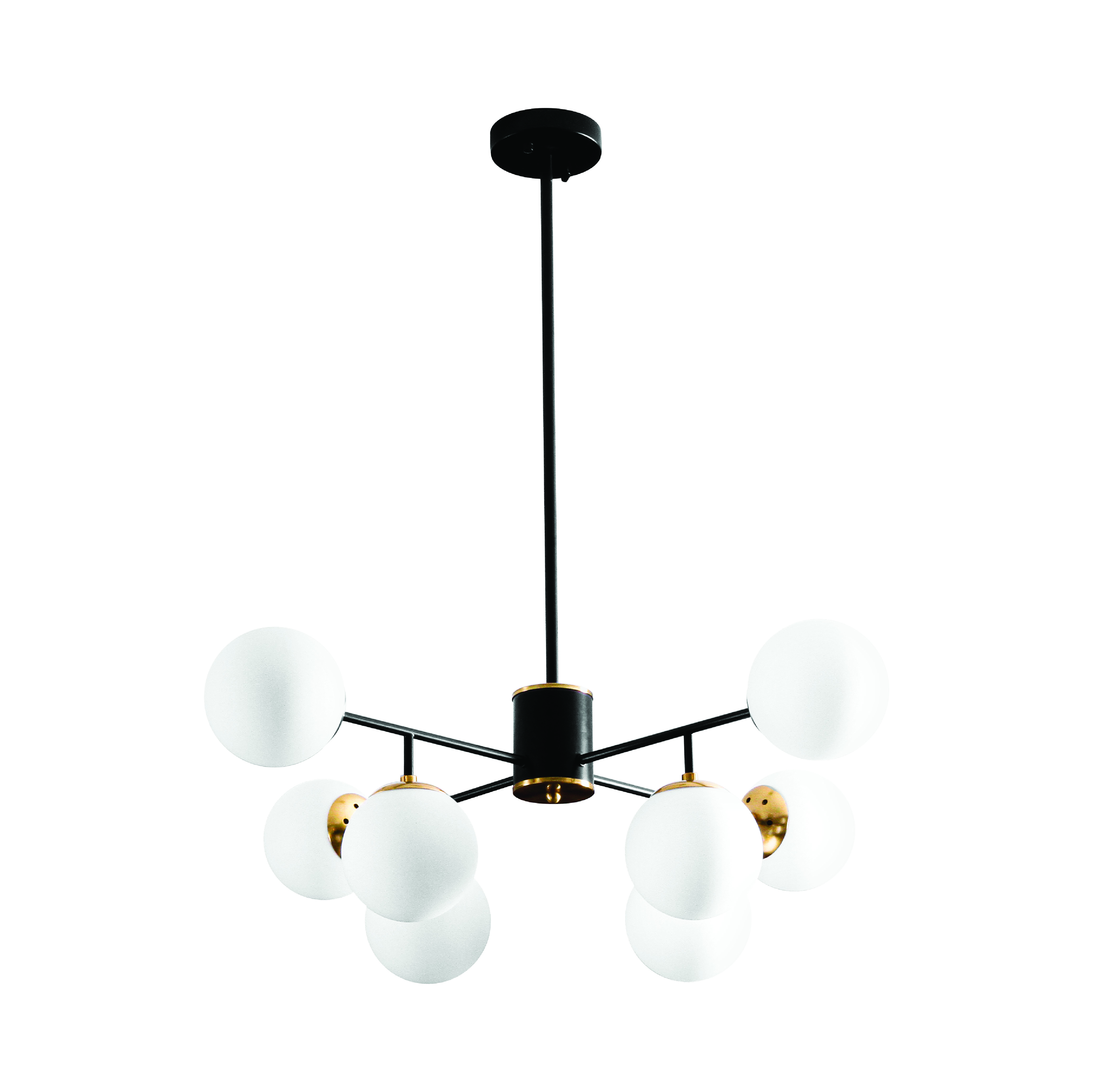 ไฟช่อ SL LIGHTING GLAM-D681 E27 8 หัว ดำ/ทอง_0