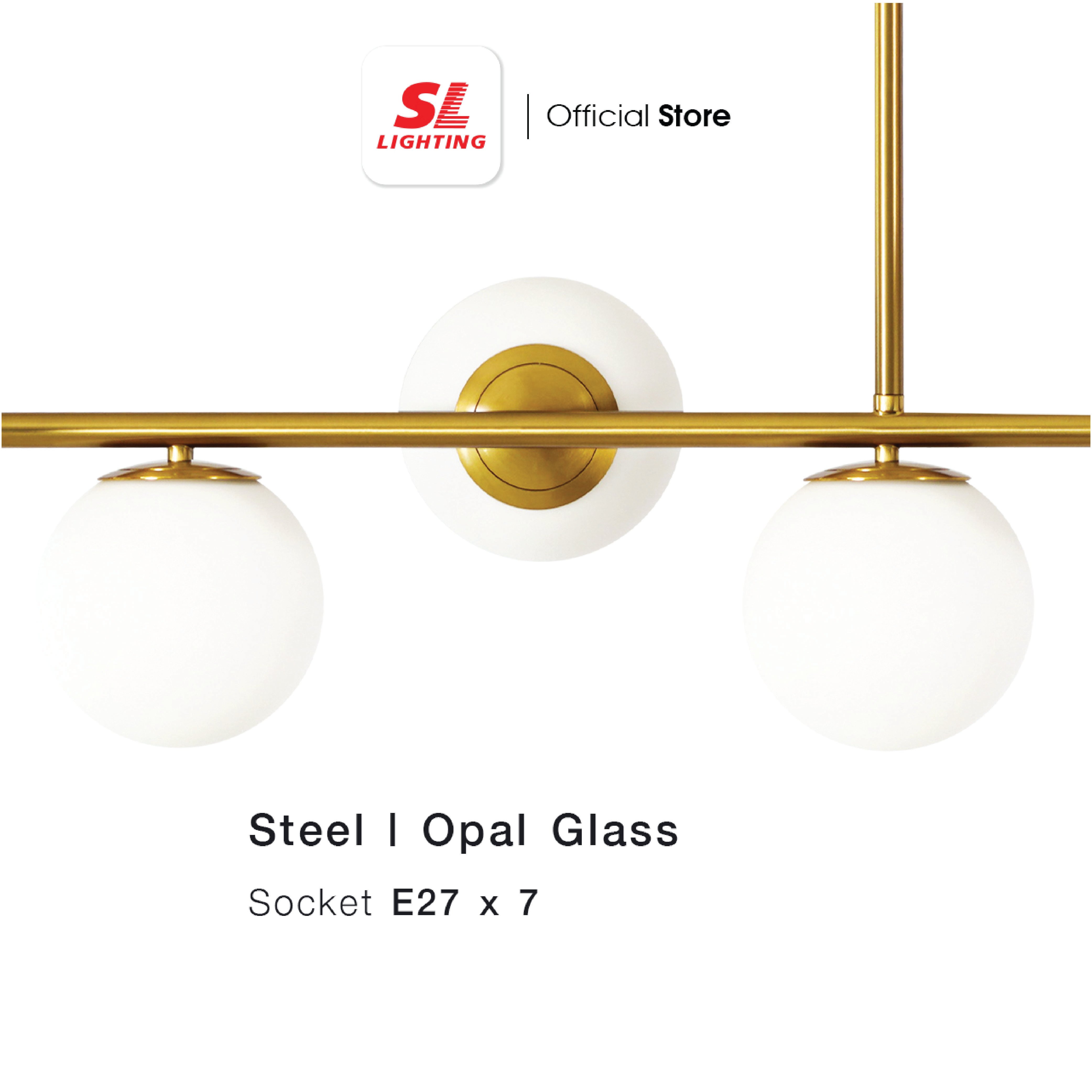 ไฟช่อ SL LIGHTING GLAM-P1183 E27 7 หัว ทอง_3