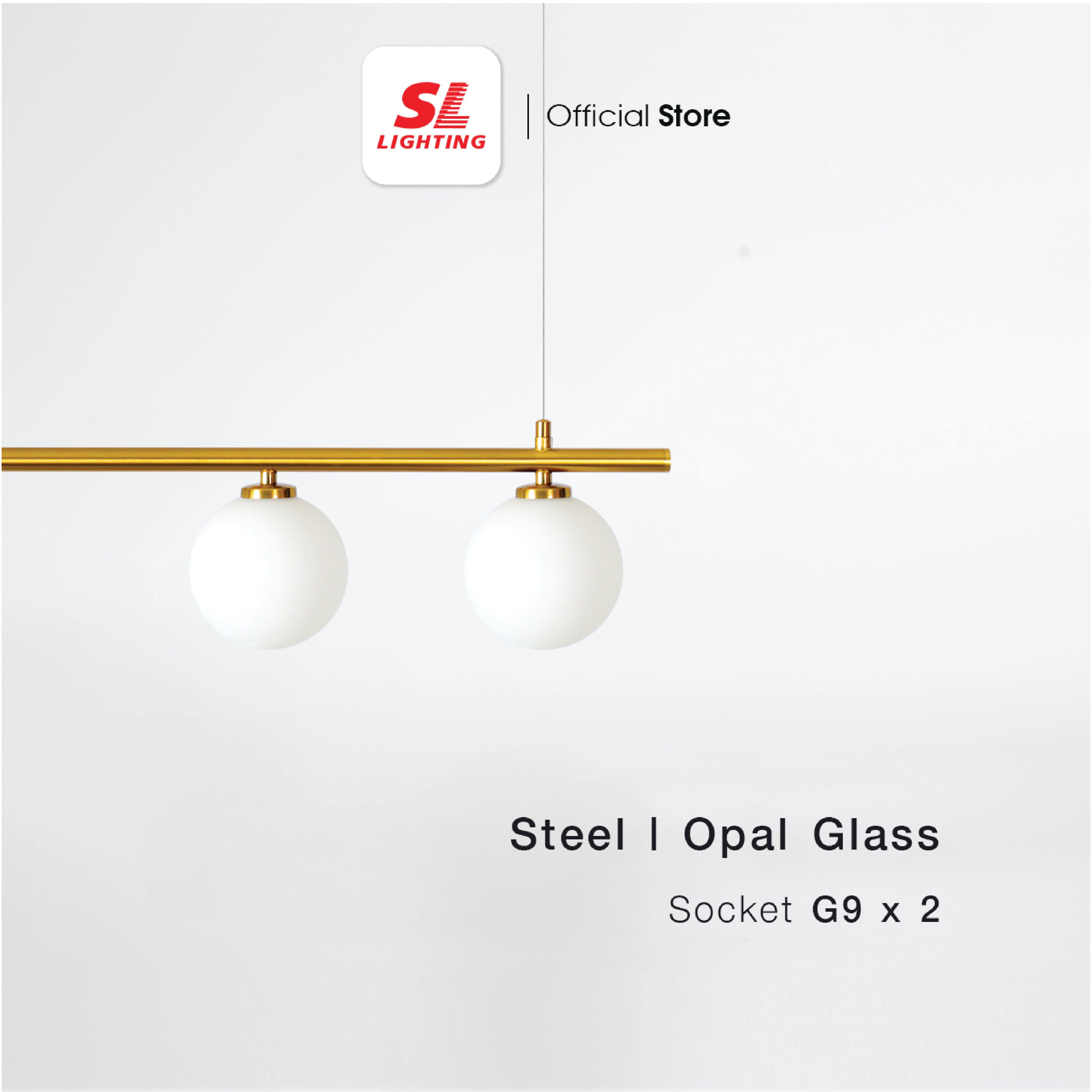 ไฟห้อย SL LIGHTING GLAM-P2039 G9 2 หัว ทอง