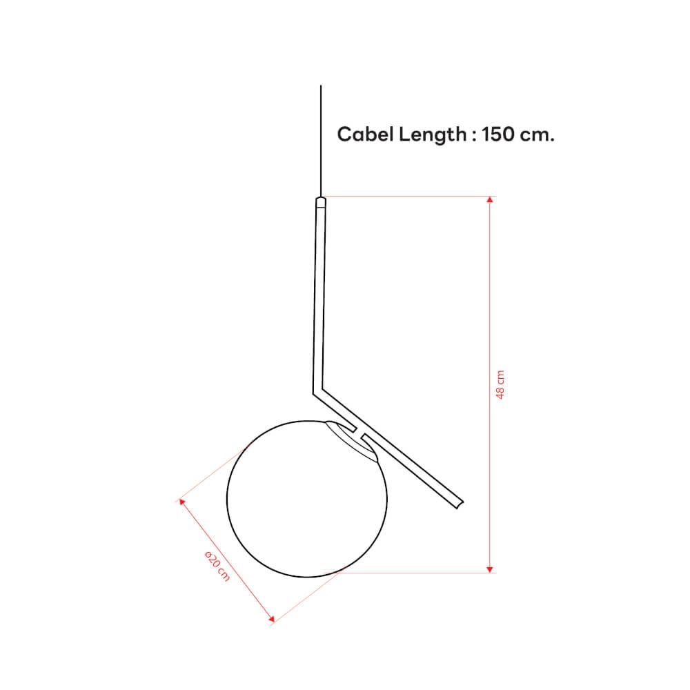 ไฟช่อ สไตล์ GLAMOROUS SL LIGHTING รุ่น GLAM-P901/200 E27 สีขาว/ทอง 1 หัว
