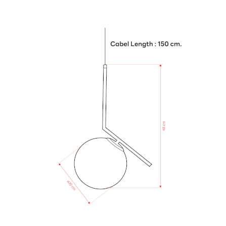 ไฟช่อ สไตล์ GLAMOROUS SL LIGHTING รุ่น GLAM-P901/200 E27 สีขาว/ทอง 1 หัว_3