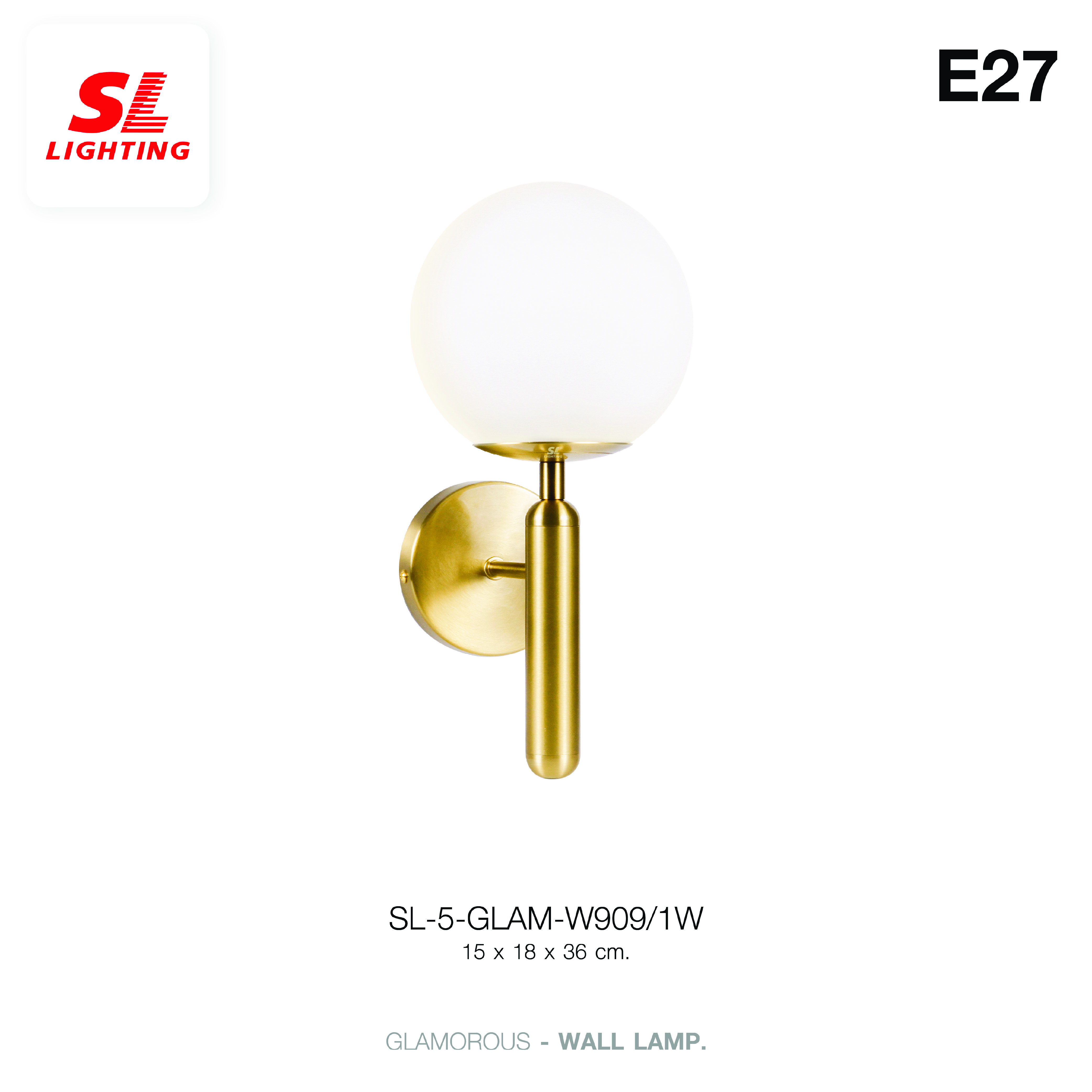 ไฟกิ่งภายใน SL LIGHTING GLAM-W909 E27_2