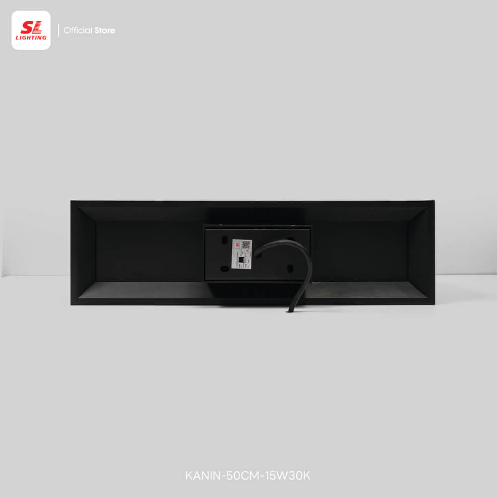 ไฟผนังภายนอก LED SL LIGHTING KANIN 15 วัตต์ WARM WHITE สีดำ