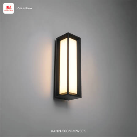 ไฟผนังภายนอก LED SL LIGHTING KANIN 15 วัตต์ WARM WHITE สีดำ_5