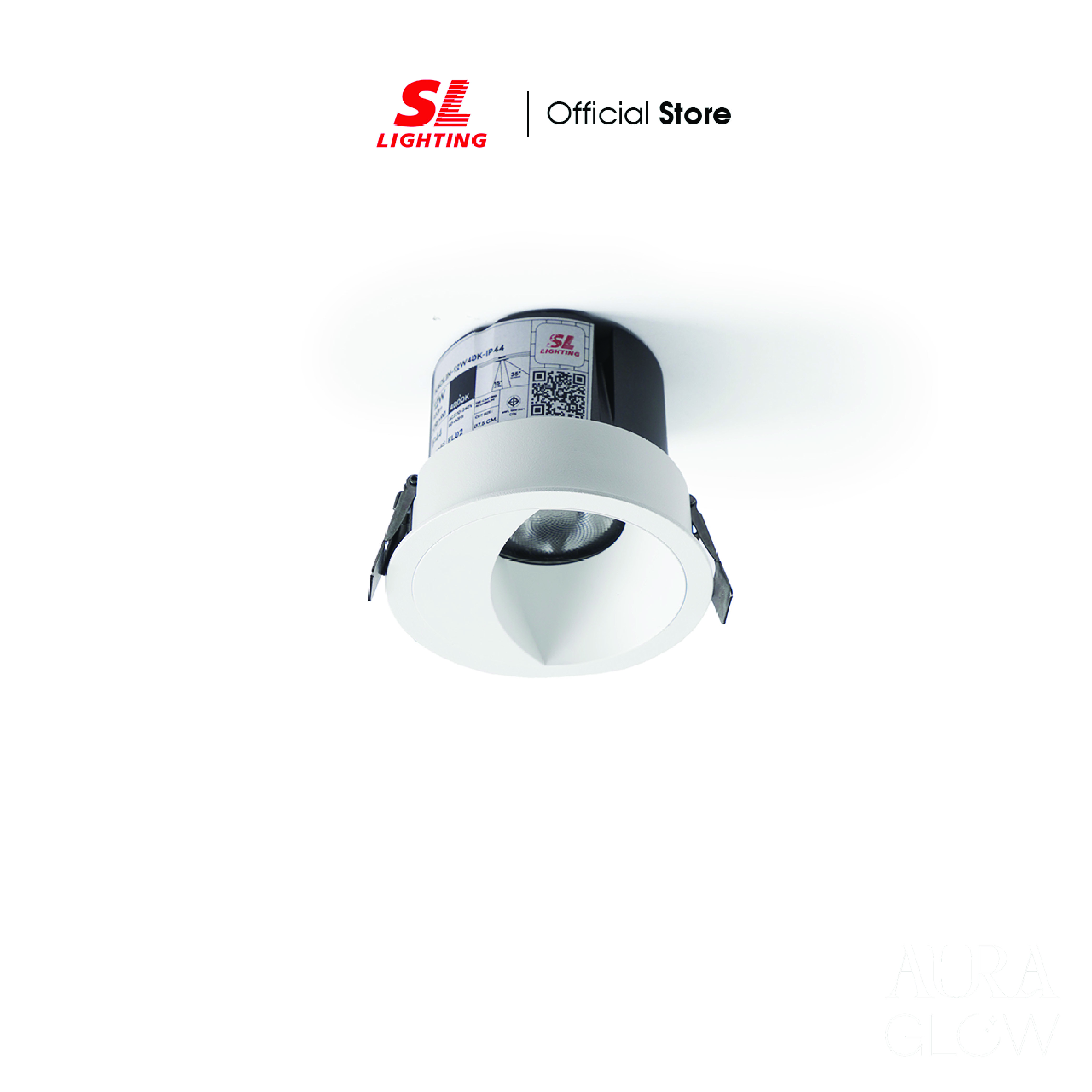 ดาวน์ไลท์ LED SL LIGHTING KAOLIN 12 วัตต์ IP44 COOL WHITE สีขาว_6