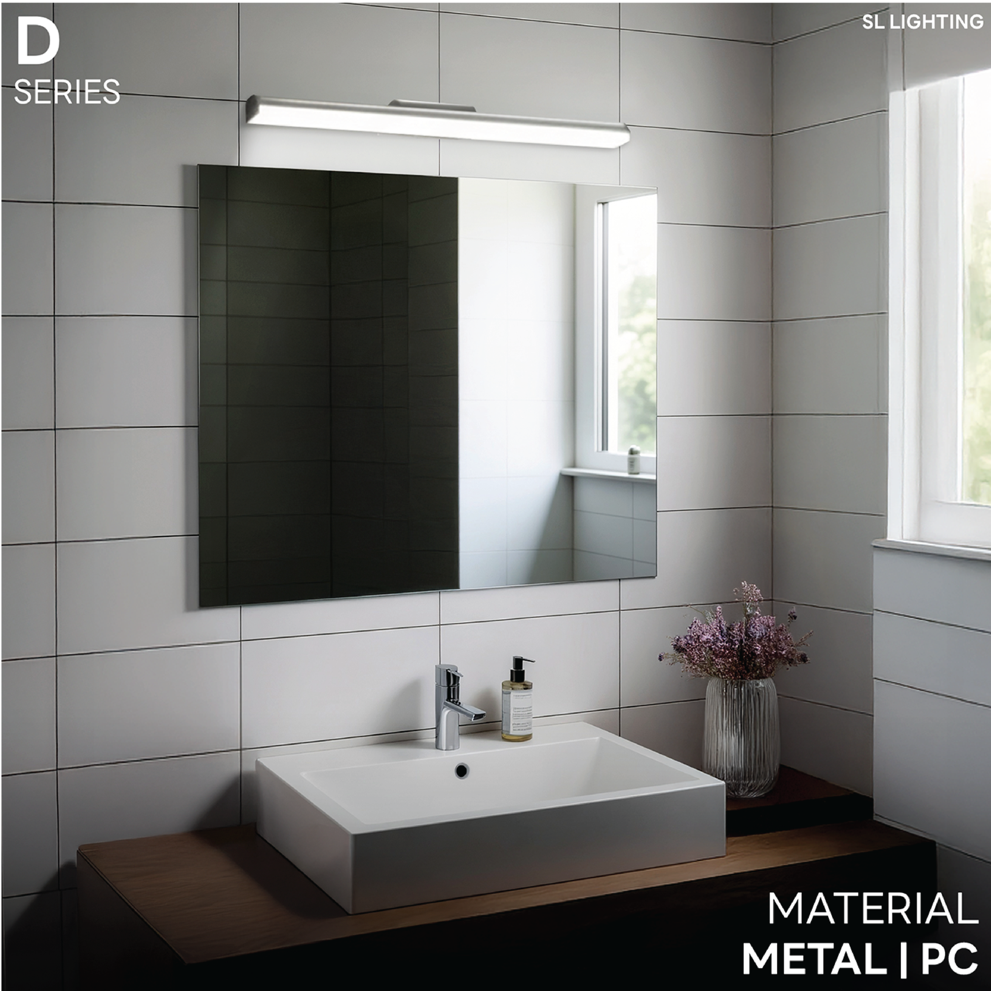 ไฟกิ่งภายใน LED SL LIGHTING KRAJOK-D 11 วัตต์ เปลี่ยนได้ 3 แสง สีเงินเงา