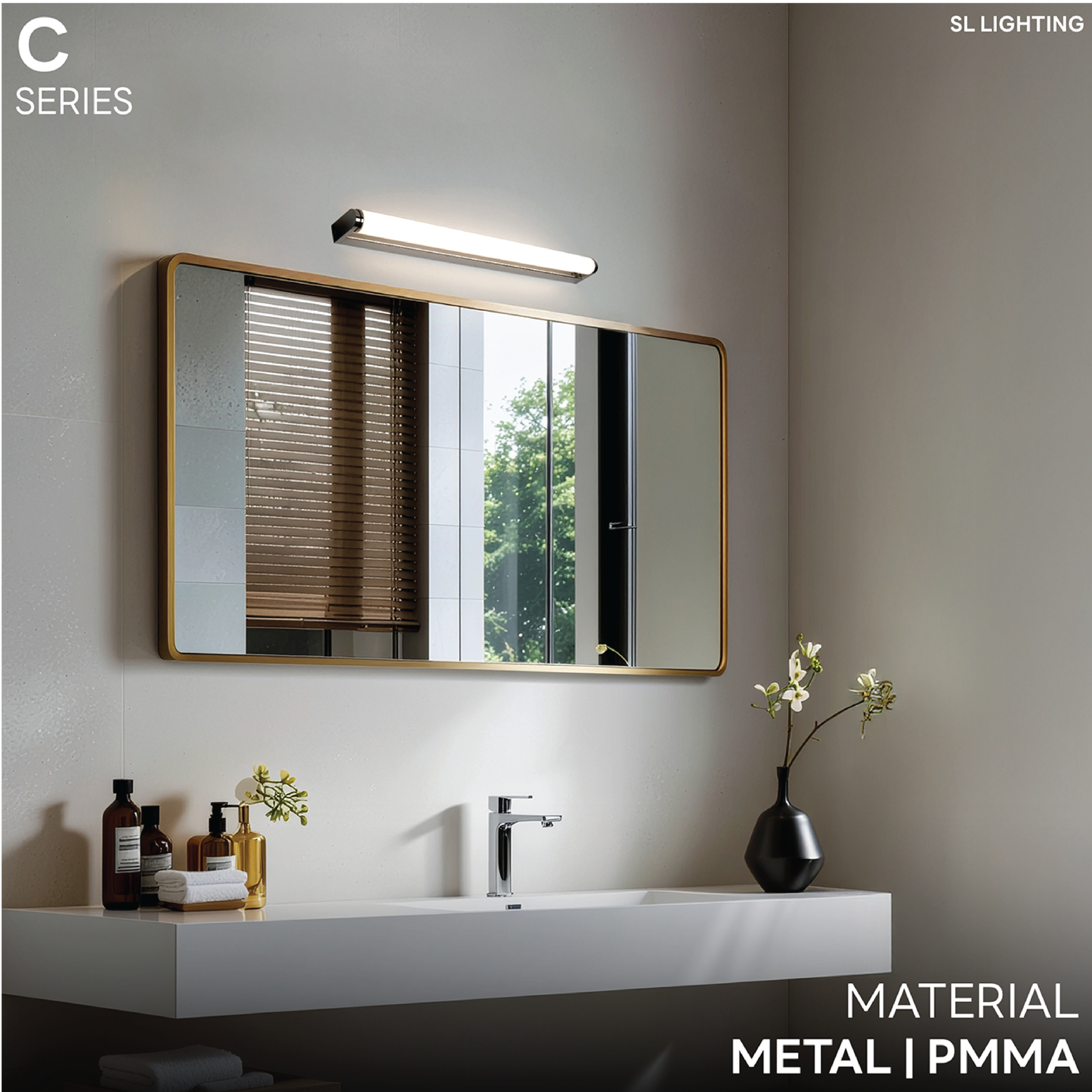ไฟกิ่งภายใน LED SL LIGHTING KRAJOK-C 12 วัตต์ เปลี่ยนได้ 3 แสง สีเงินเงา_2