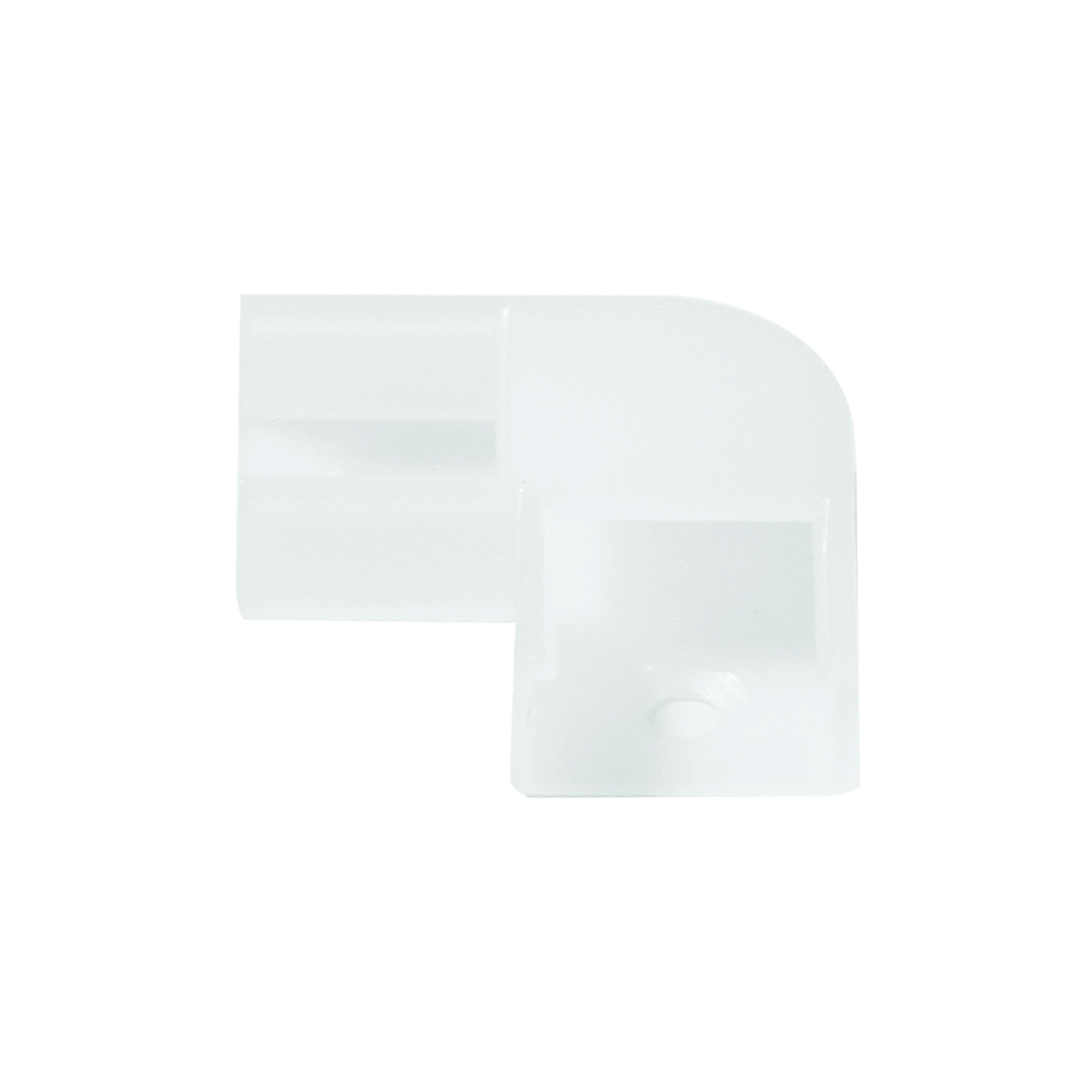 ข้อต่อเข้ามุมรางอลูมิเนียมโปรไฟล์ SL LIGHTING TRACK-1201 2ทาง สีขาว