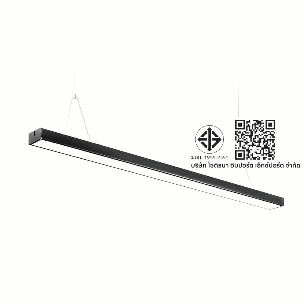 โคมไฟออฟฟิศ LED SL LIGHTING LINEA 36W 120 ซม. DAY LIGHT สีดำ
