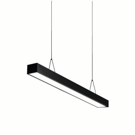 โคมห้อย SL LIGHTING LINEA T8 2X120 สีดำ_0
