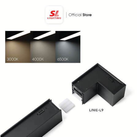 โคมไฟออฟฟิศ LED SL LIGHTING LINIE 24W 60 ซม. เปลี่ยนได้ 3 แสง สีดำ_5