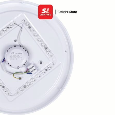 ไฟเพดาน LED SL LIGHTING LUNAR 18 วัตต์ DAYLIGHT สีขาว_2