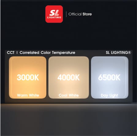 ไฟเพดาน LED SL LIGHTING LUNAR 18 วัตต์ DAYLIGHT สีขาว_4