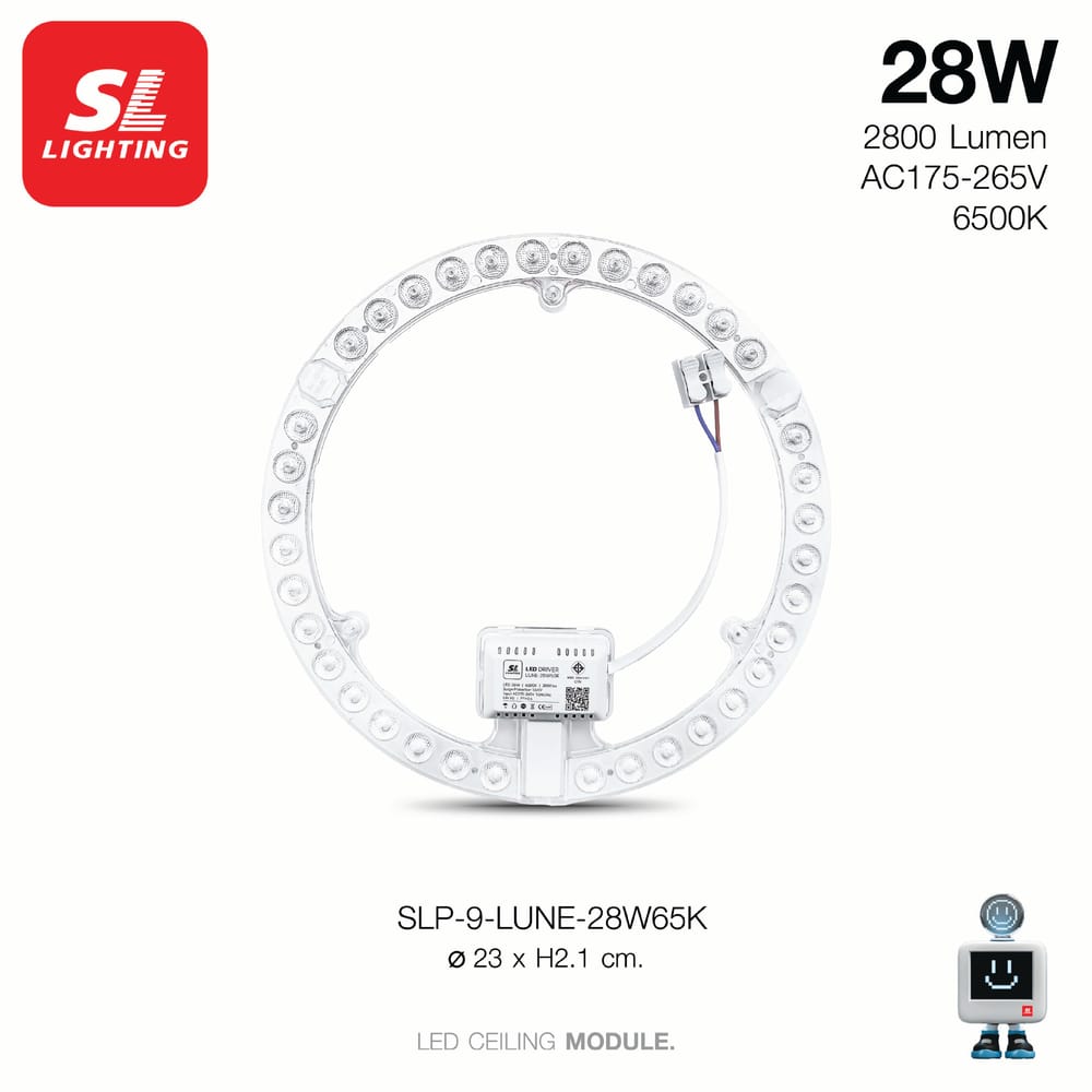 หลอด LED SL LIGHTING CEILING MODULE AMBIT 28 วัตต์ DAYLIGHT