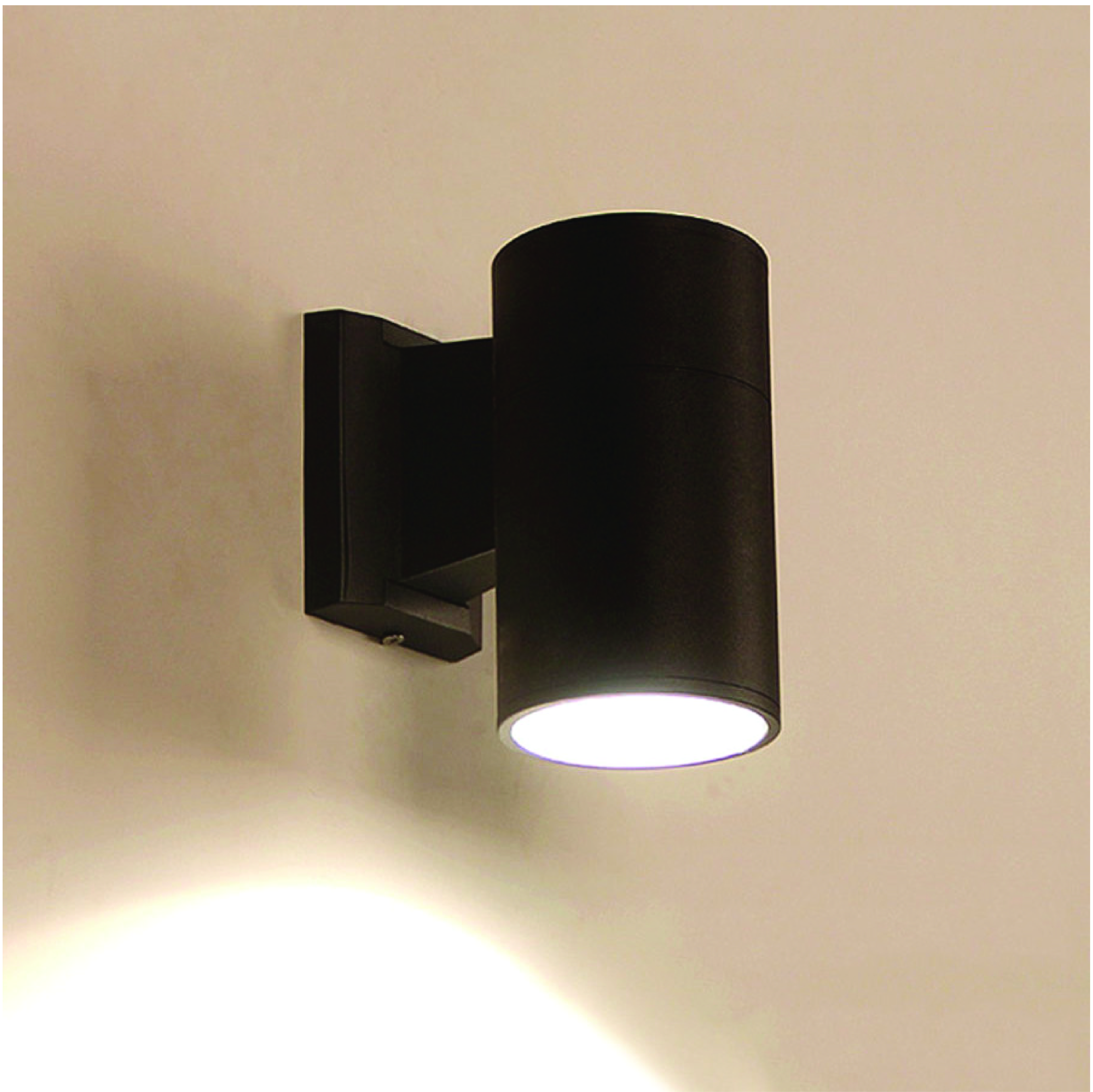 ไฟผนังภายนอก SL LIGHTING M3301 E27 ทรงกระบอก สีดำ แบบ 1 ทาง