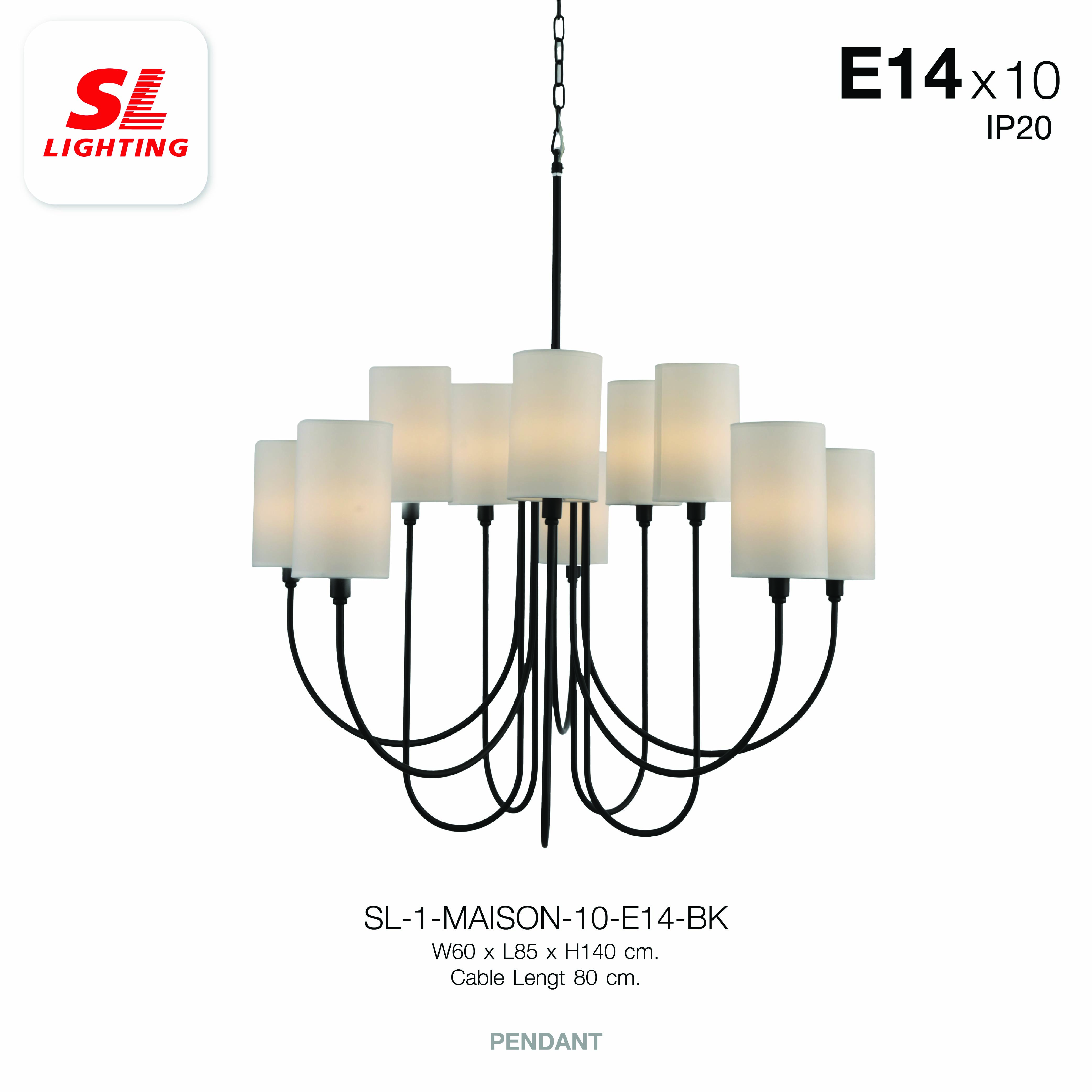 ไฟช่อ SL LIGHTING รุ่น MAISON E14 6ขั้ว