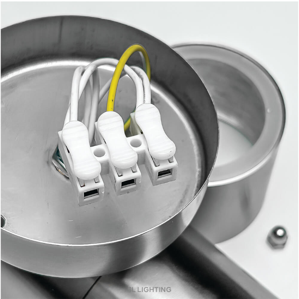 ไฟผนังภายนอก SL LIGHTING MILLER GU10 ทรงกระบอก สีเงิน แบบ 1 ทาง