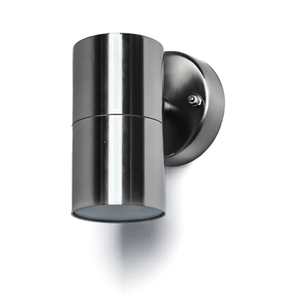 ไฟผนังภายนอก SL LIGHTING MILLER GU10 ทรงกระบอก สีเงิน แบบ 1 ทาง