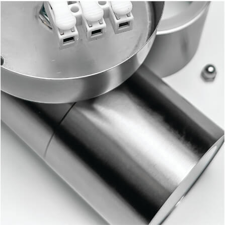 ไฟผนังภายนอก SL LIGHTING MILLER GU10 ทรงกระบอก สีเงิน แบบ 1 ทาง_3