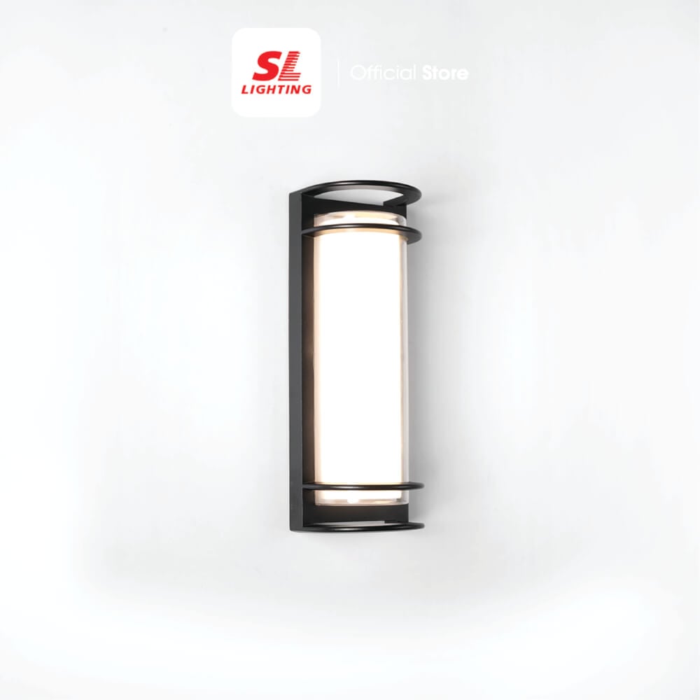 ไฟผนังภายนอก LED SL LIGHTING MINTRA 30 วัตต์ WARM WHITE สีดำ