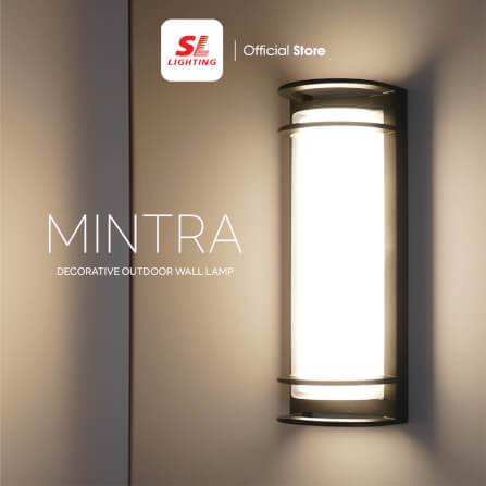 ไฟผนังภายนอก LED SL LIGHTING MINTRA 30 วัตต์ WARM WHITE สีดำ_6