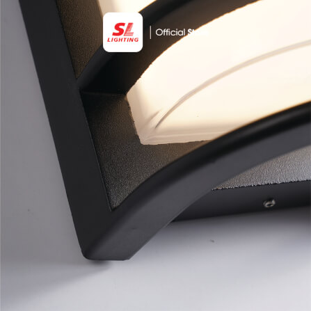 ไฟผนังภายนอก LED SL LIGHTING MINTRA 30 วัตต์ WARM WHITE สีดำ_4