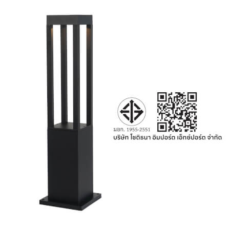 ไฟทางเดิน LED SL LIGHTING MONGKOL 10 วัตต์ WARM WHITE สีดำ_3