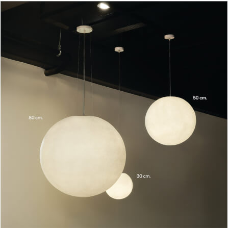 ไฟช่อ SL LIGHTING รุ่น MOON ขนาด 40 ซม. E27 สีขาว 1 หัว_4