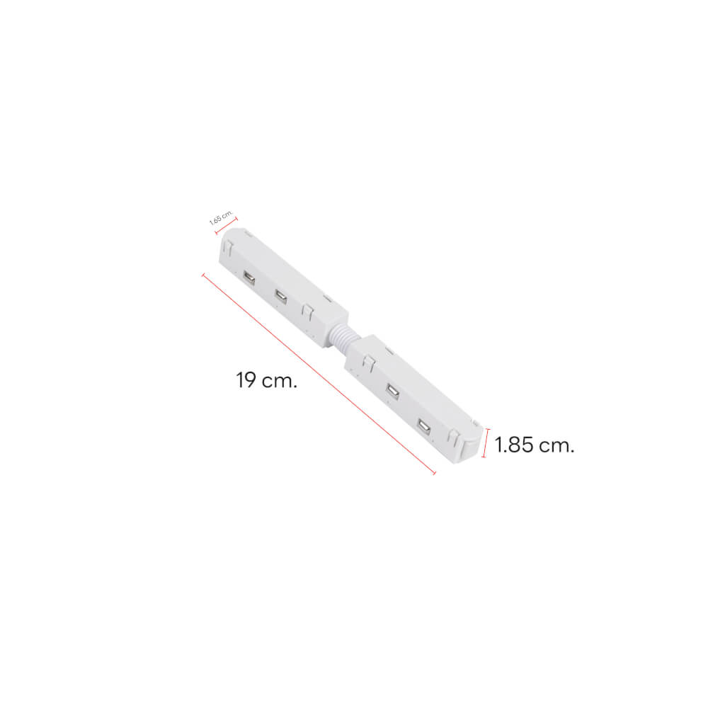 สะพานไฟต่อตรง SL LIGHTING MAGNETIC 48 โวลต์ สีขาว