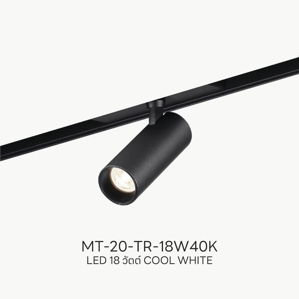 แทรคไลท์ LED แบบแม่เหล็ก SL LIGHTING MAGNETIC 20มม. 18 วัตต์ 48 โวลต์ COOL WHITE สีดำ_3