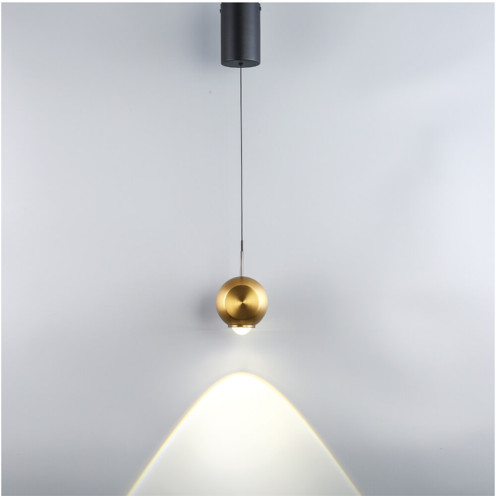 ไฟช่อ LED SL LIGHTING รุ่น ORI 6 วัตต์ แสงวอร์มไวท์ สีทองแชมเปญ 1 หัว