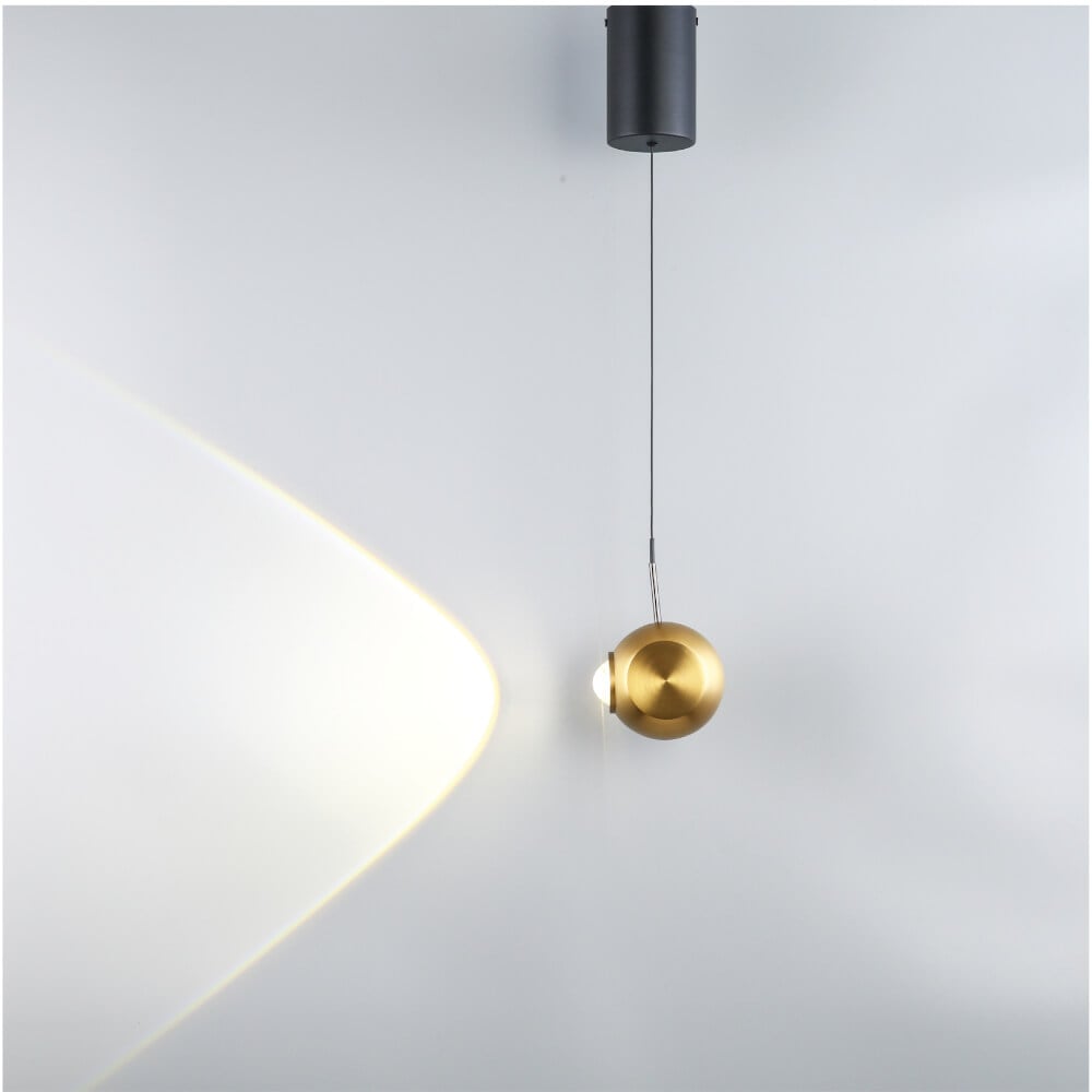 ไฟช่อ LED SL LIGHTING รุ่น ORI 6 วัตต์ แสงวอร์มไวท์ สีทองแชมเปญ 1 หัว