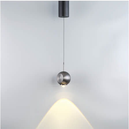 ไฟช่อ LED SL LIGHTING รุ่น ORI 6 วัตต์ แสงวอร์มไวท์ สีไทเทเนียม 1 หัว_3