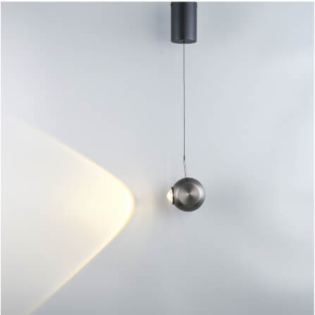 ไฟช่อ LED SL LIGHTING รุ่น ORI 6 วัตต์ แสงวอร์มไวท์ สีไทเทเนียม 1 หัว_4