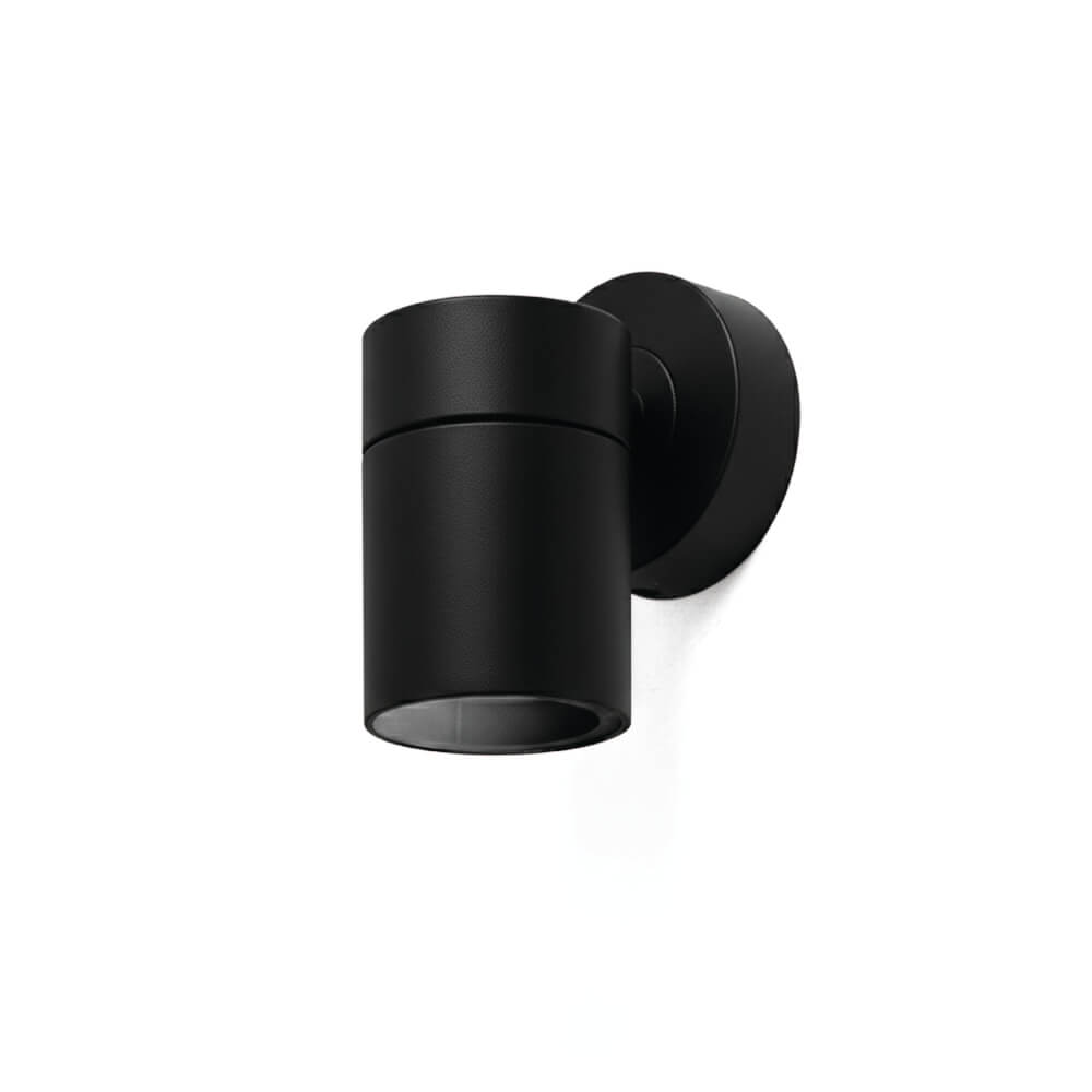 ไฟผนังภายนอก SL LIGHTING OUT2-09 GU10 ทรงกระบอก สีดำ แบบ 1 ทาง