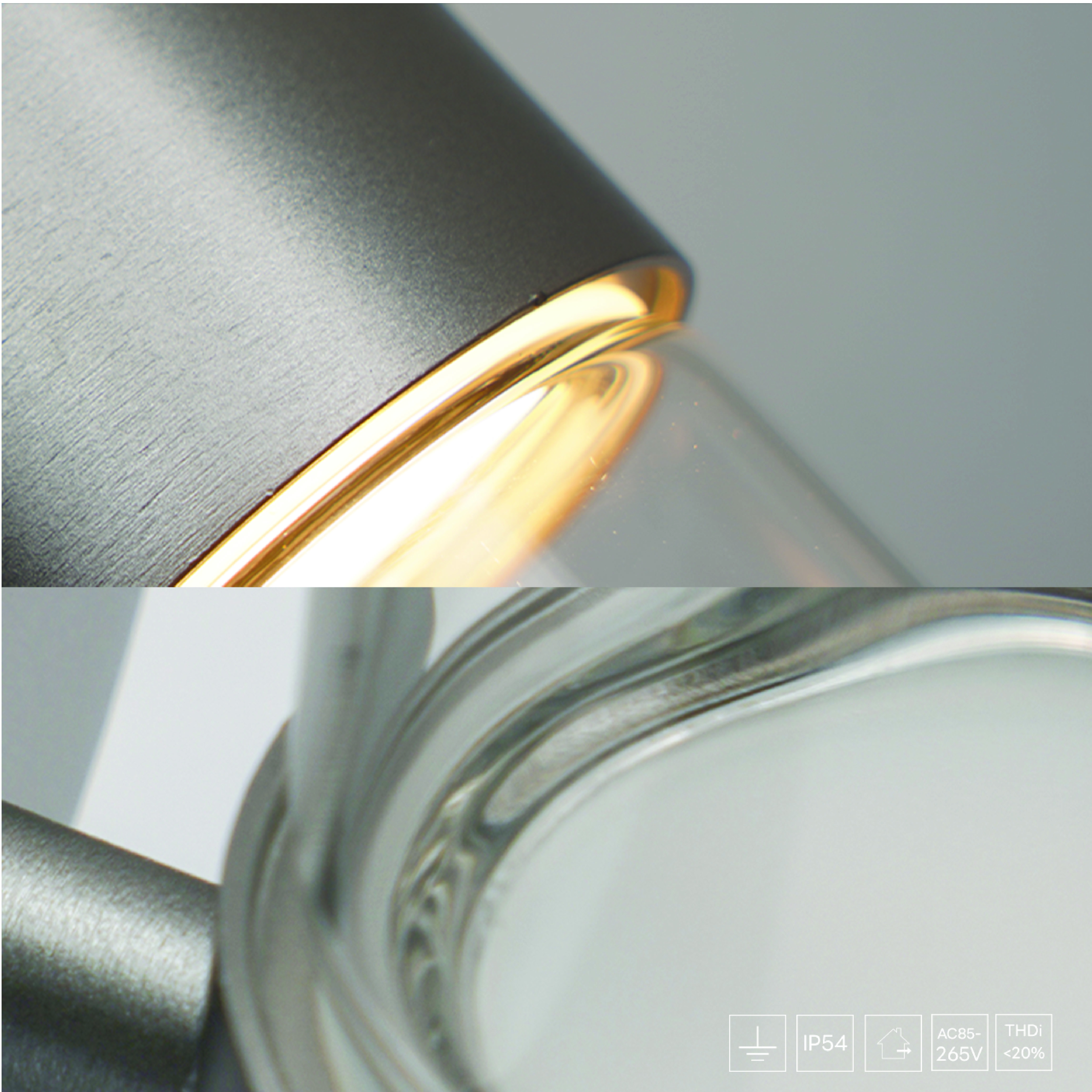 ไฟผนังภายนอก LED SL LIGHTING WHIRL PASSORN 8 วัตต์ WARM WHITE สีเงิน_2