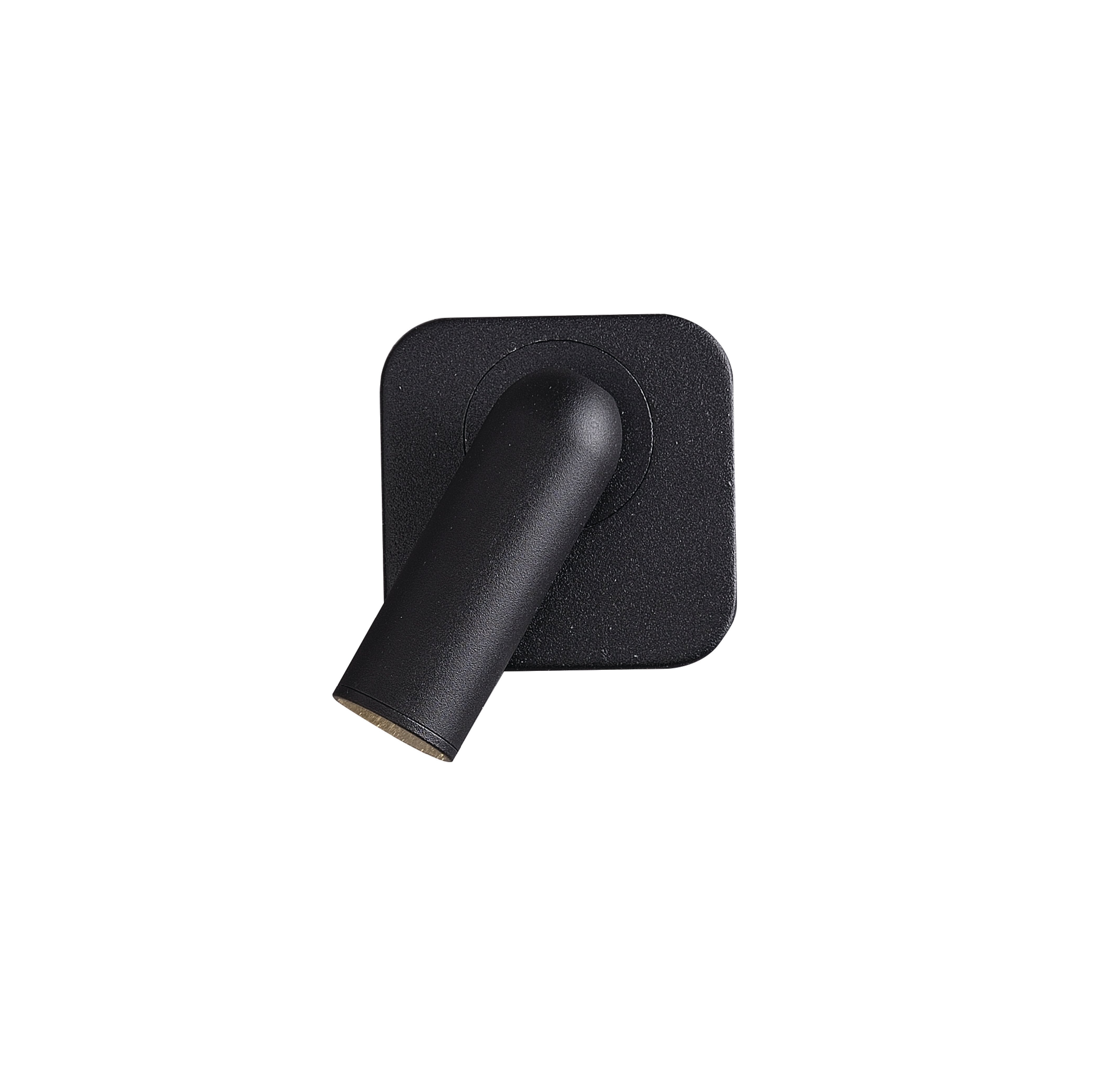 ไฟหัวเตียง LED SL LIGHTING PAT 3 วัตต์ WARM WHITE สีดำ (ทรงสี่เหลี่ยม)_0