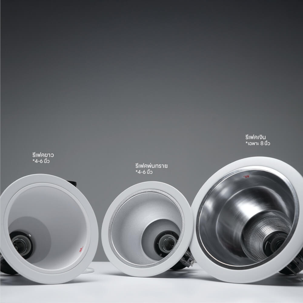 ดาวน์ไลท์ SL LIGHTING PHOTON 4 นิ้ว ทรงกลม สีดำ (รีเฟล็กเตอร์สีดำ)